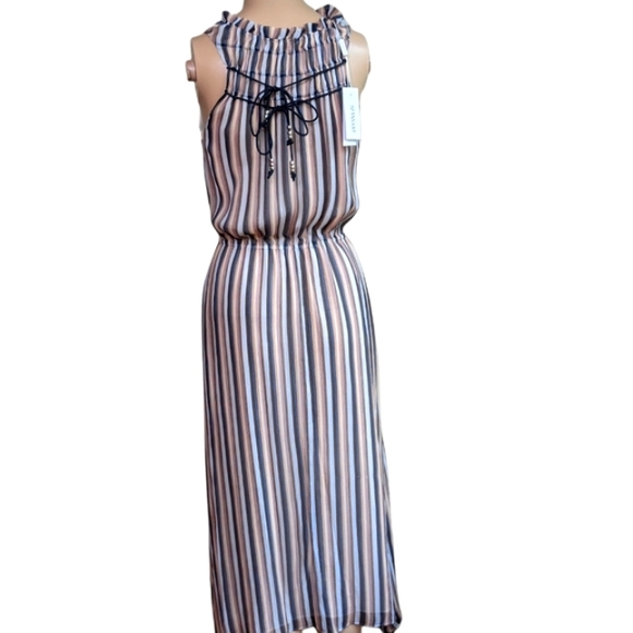 Derek 10 Lam Crosby Sleeveless Silk Dress Size 0 - Picture 9 of 15